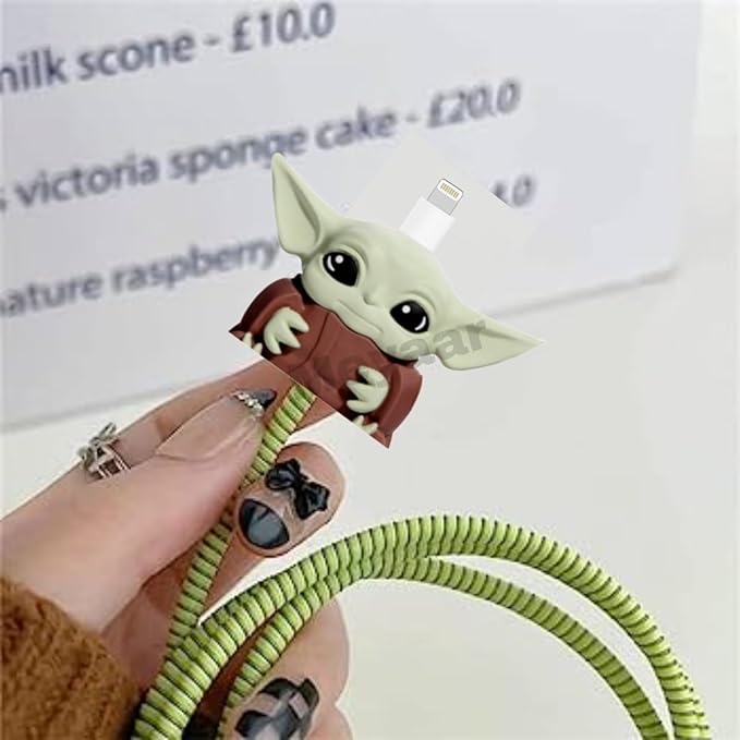 Iphone Charger Case Cover -Yodo - 4 Piece Set (With Wire Protector)