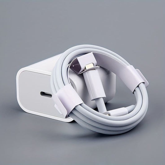 Apple 20W USB-C Adapter & Type-C to Type-C Cable Combo – Fast Charging