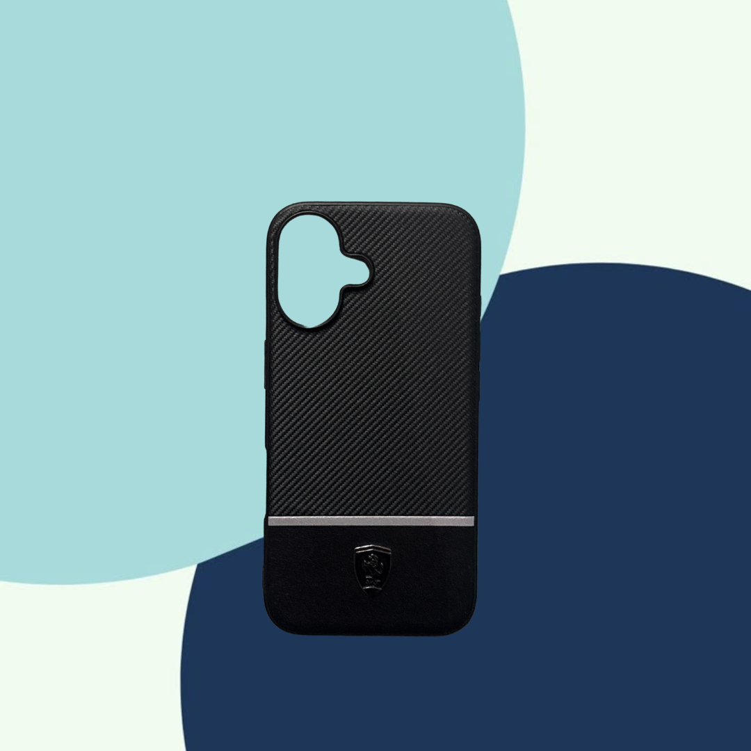 Premium Carbon Fibre Case ( Ferrari Black )
