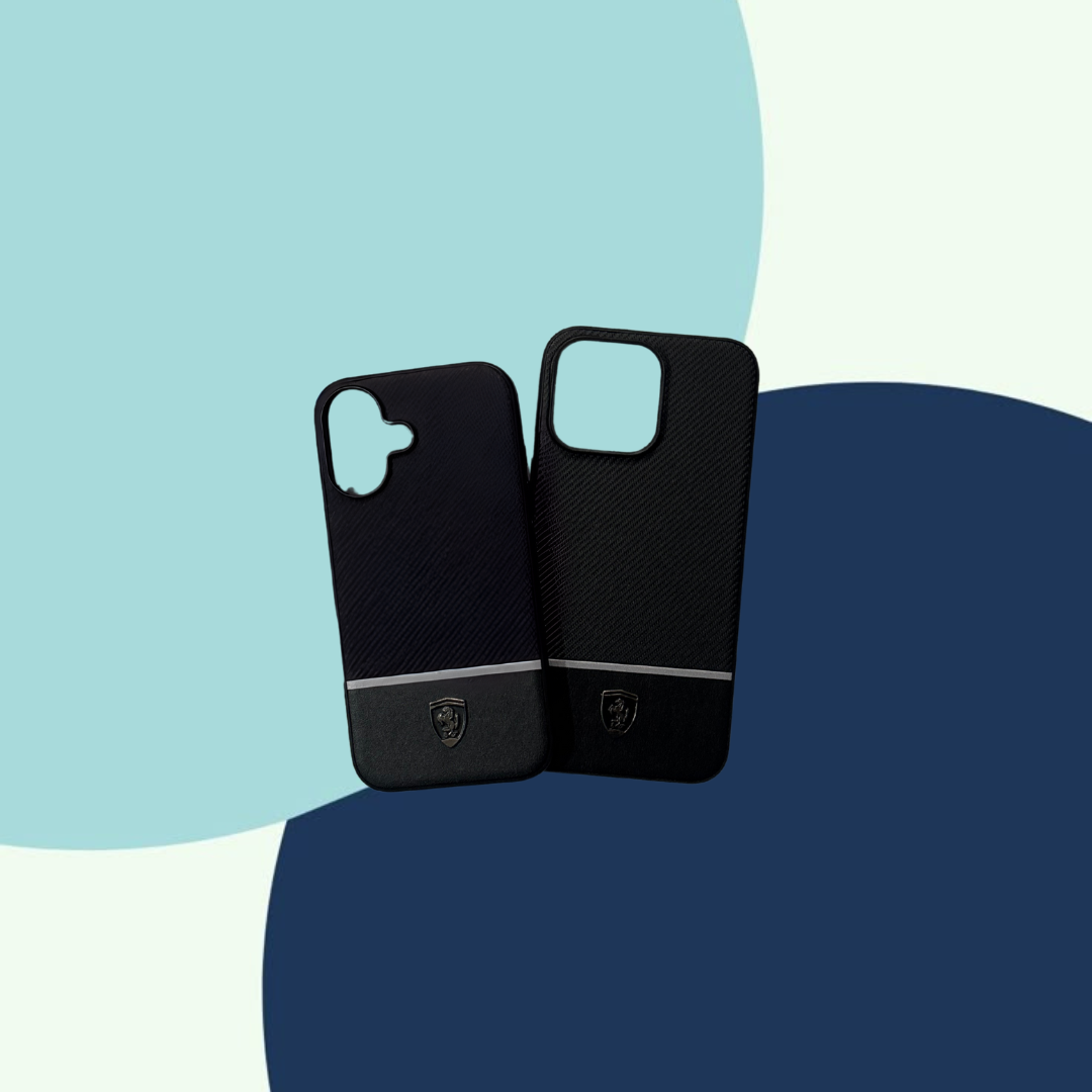 Premium Carbon Fibre Case ( Ferrari Black )