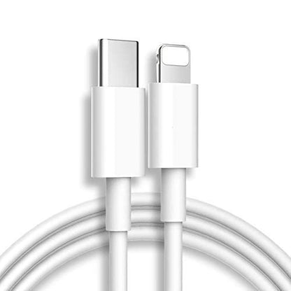 Original 20W Charger (Adapter & Cable White) with 6 Months Warranty